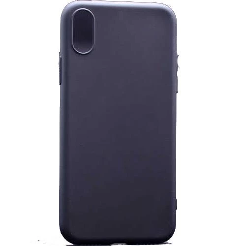 Zore iPhone XS Max ile Uyumlu iMax Tıpalı Silikon Kılıf Siyah - 1