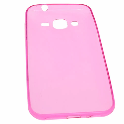 Galaxy J2 (2015) ile Uyumlu Kılıf İnce Silikon Pembe - 2