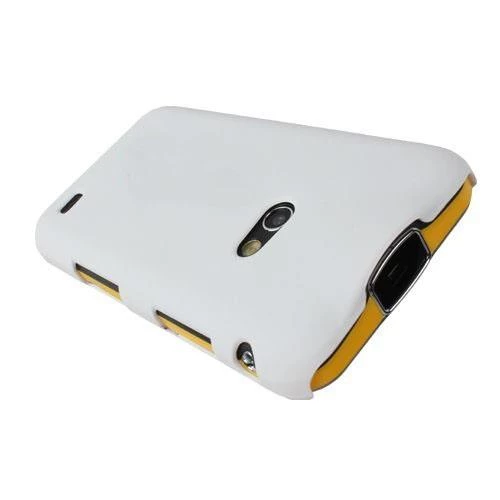 Galaxy Beam i8530 ile Uyumlu Sert Kauçuk Kılıf Beyaz Renk ürün görseli