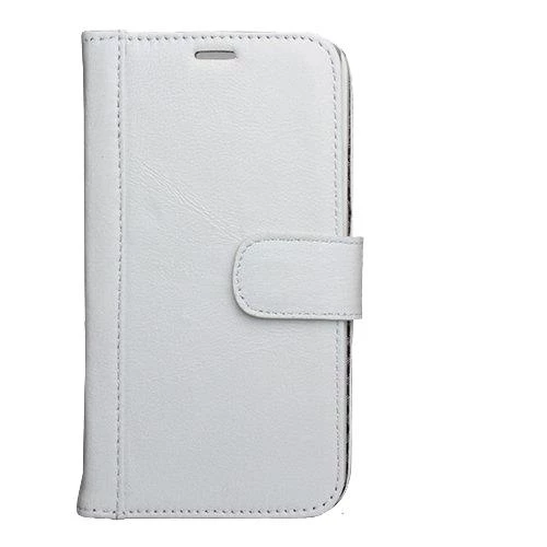 Galaxy S5 G900 ile Uyumlu Hakiki Deri Kapaklı Kılıf Beyaz ürün görseli