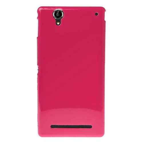 Xperia T2 Ultra ile Uyumlu Silikon Kılıf Pembe ürün görseli