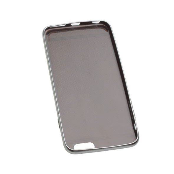 iPhone 6S Plus/6 Plus ile Uyumlu Storm Silikon Kılıf Light Silver - Resim 2