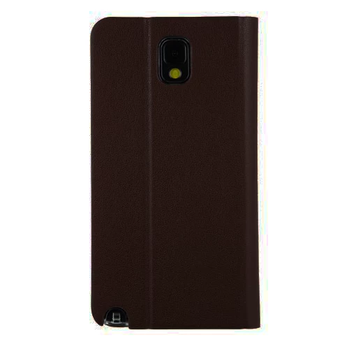 Anymode N9000 Galaxy Note 3 ile Uyumlu Diary Case Stand Kılıf Kahverengi (Out) - 2