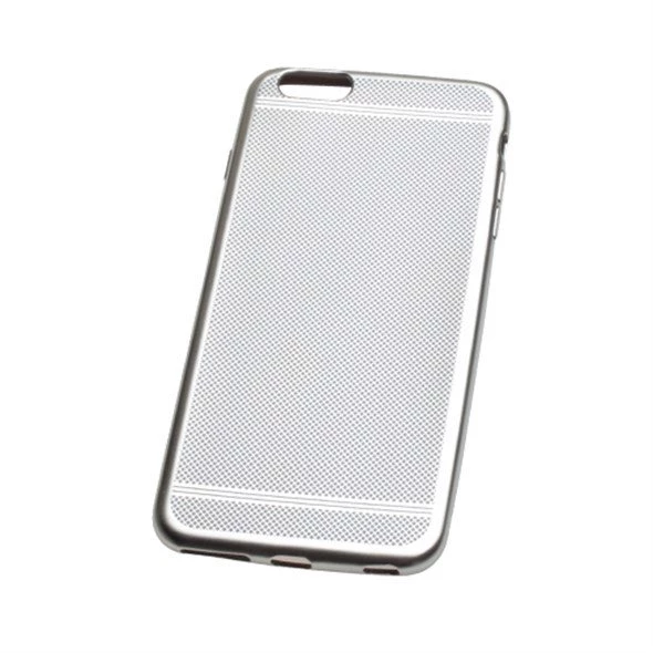 iPhone 6S Plus/6 Plus ile Uyumlu Storm Silikon Kılıf Light Silver ürün görseli