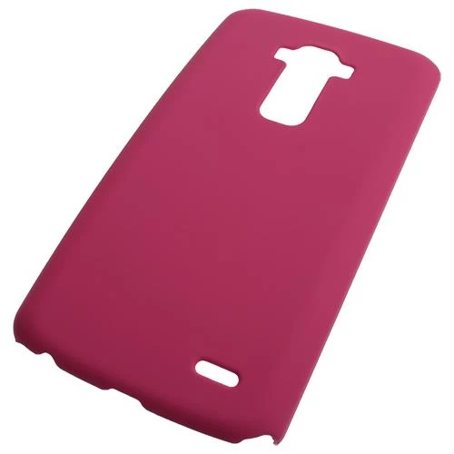 G Flex D958 ile Uyumlu Sert Kauçuk Kılıf Koyu Pembe - 1