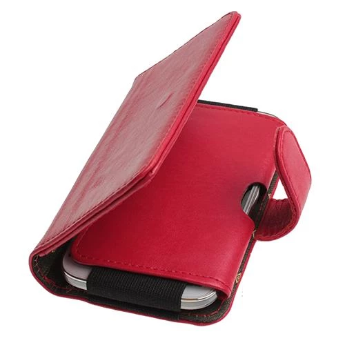 iphone 6 ile Uyumlu Yan Kapaklı Cüzdanlı Kart Bölmeli Deri Kılıf Kırmızı Renk - 2