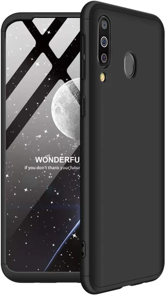 Zore Galaxy M30 ile Uyumlu Ays Sert Kılıf Siyah - 1