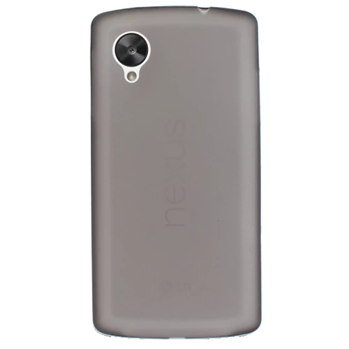 Nexus 5 D821 ile Uyumlu Ultra Slim Kılıf 0,3 mm Siyah - 1