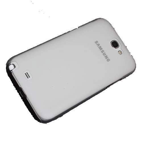 Galaxy Note 2 N7100  ile Uyumlu Süper Slim Kılıf 0.5 mm Şeffaf - 3