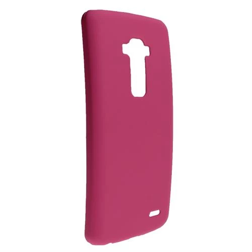 G Flex D958 ile Uyumlu Sert Kauçuk Kılıf Koyu Pembe - 2