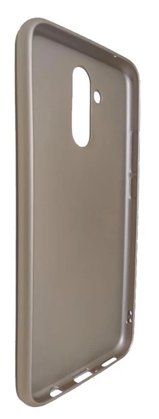Mate 20 Lite ile Uyumlu Soft Silikon Kılıf  Gold - 2