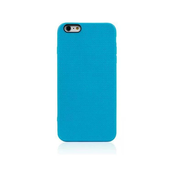 iPhone 6S Plus/6 Plus ile Uyumlu Nokta Desen Silikon Kılıf Mavi - 1