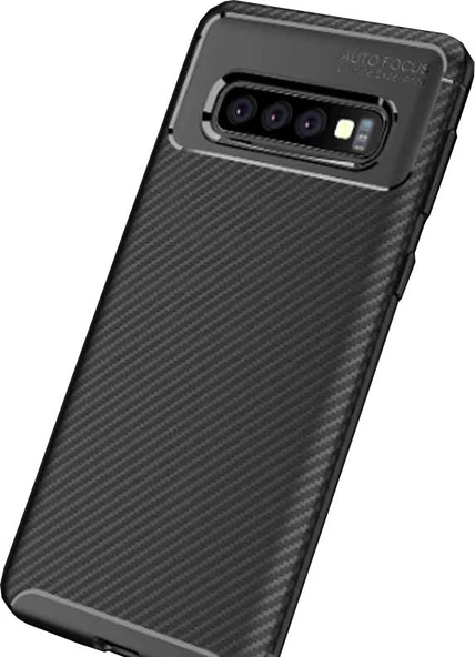 Zore Galaxy S10+ Plus ile Uyumlu Negro Silikon Kılıf Siyah - 2