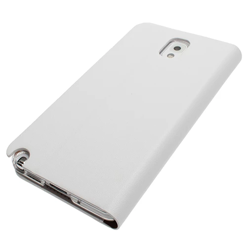 Anymode N9000 Galaxy Note 3 ile Uyumlu Diary Case Stand Kılıf Beyaz (Out) - 2