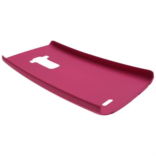 G Flex D958 ile Uyumlu Sert Kauçuk Kılıf Koyu Pembe - 3