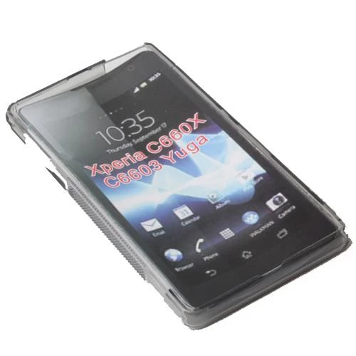 Xperia Z ile Uyumlu S Desenli Silikon Kılıf Gri - Resim 3