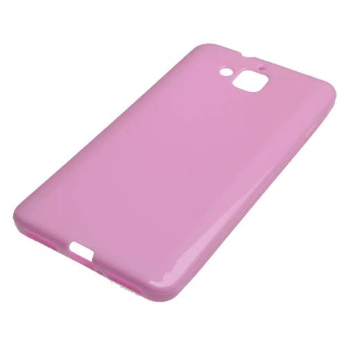 Venüs 5.5V ile Uyumlu Kılıf Süper Silikon Pembe - 1