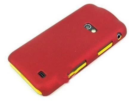 Galaxy Beam i8530 ile Uyumlu Sert Kauçuk Kılıf Kırmızı Renk ürün görseli