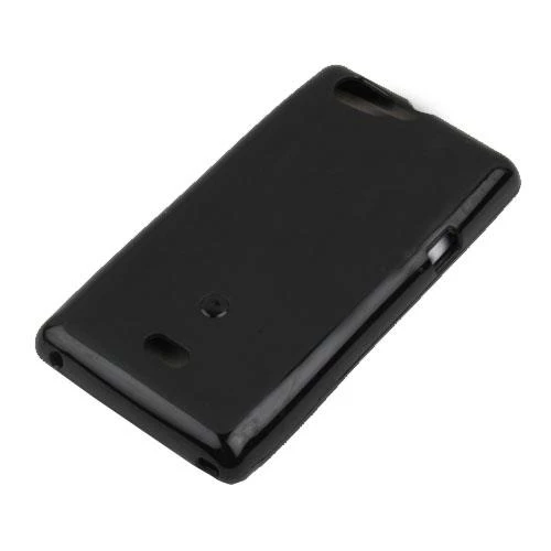 Xperia Miro ile Uyumlu Silikon Kılıf Siyah Renk - 1