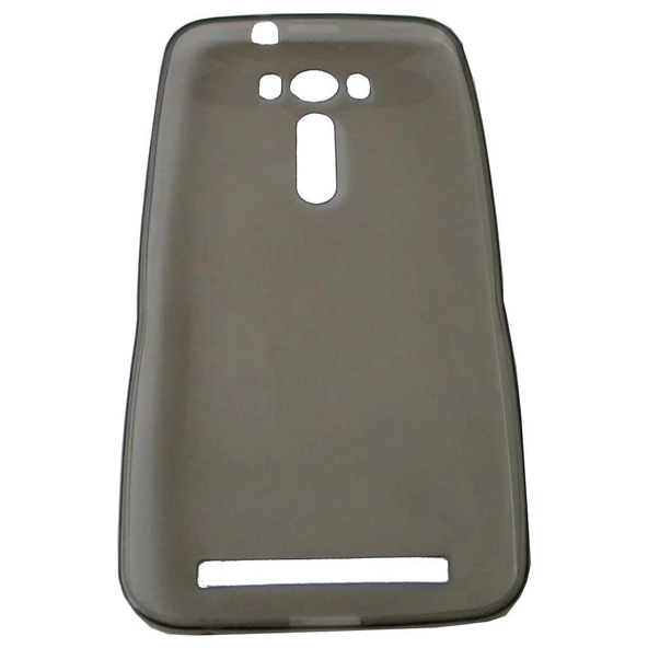 Zenfone 2 ile Uyumlu 0.2mm Soft Silikon Kılıf Siyah - 1
