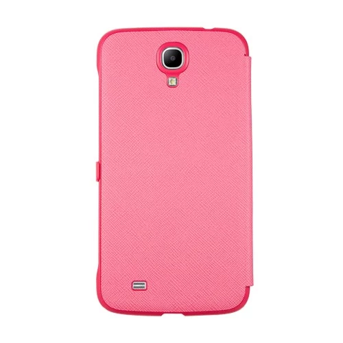 Anymode i9200 Galaxy Mega 6.3 ile Uyumlu View Case Pencereli Kılıf Pembe - 1