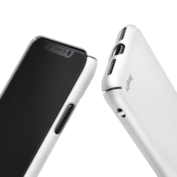 Ringke Slim iPhone X ile Uyumlu KIlıf White - 2