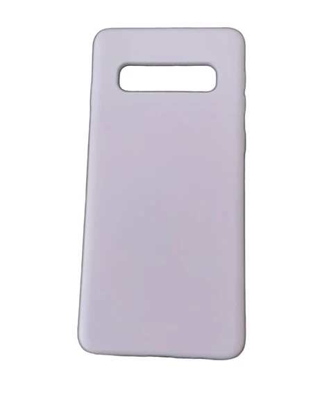 Galaxy S10 ile Uyumlu Cappy Silikon Kılıf Lila - 1
