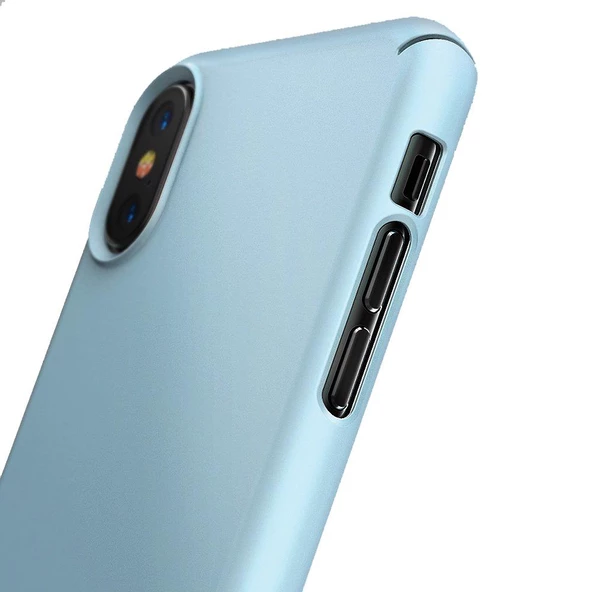 Ringke Slim iPhone X ile Uyumlu KIlıf Sky Blue - 4
