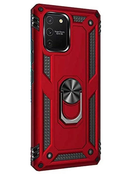 Galaxy S10 Lite ile Uyumlu Vega Silikon Kılıf Kırmızı - 1
