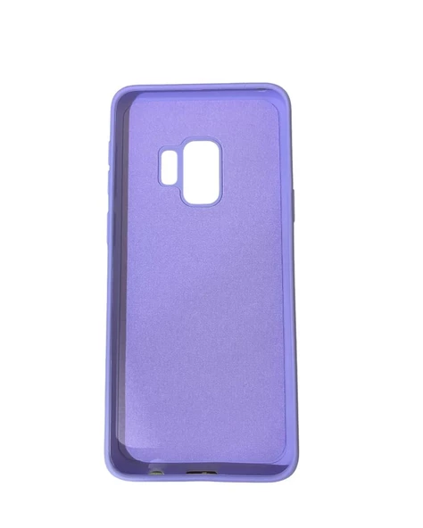 Galaxy S9 ile Uyumlu Cappy Silikon Kılıf Lila - 1
