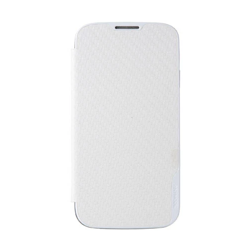 Anymode i9500 Galaxy S4 ile Uyumlu Kickstand Folio Kılıf Beyaz - 2