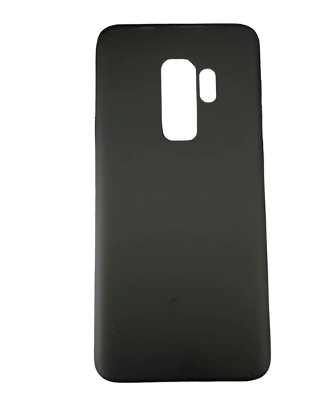 Galaxy S9 Plus ile Uyumlu Cappy Silikon Kılıf Siyah - 1