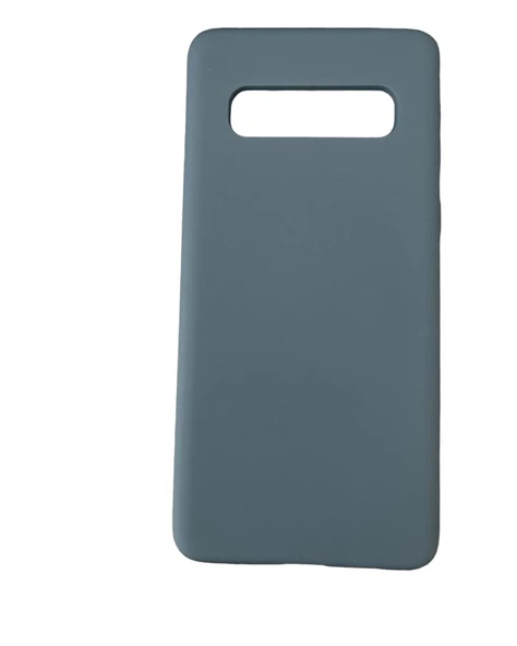 Galaxy S10 ile Uyumlu Cappy Silikon Kılıf Lacivert