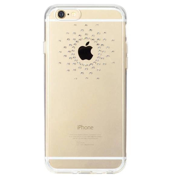 Ringke Noble Fusion iPhone 6s Plus/ 6 Plus ile Uyumlu Taşlı Kılıf Extra Darbe Emici Sun Clear