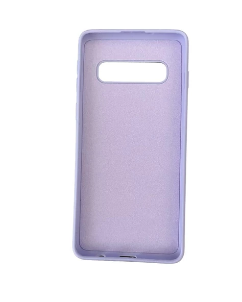 Galaxy S10 ile Uyumlu Cappy Silikon Kılıf Lila - 2