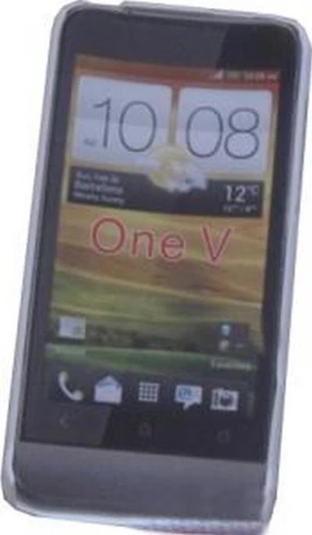 ONE V ile Uyumlu Sert Kauçuk Kılıf Beyaz - 2