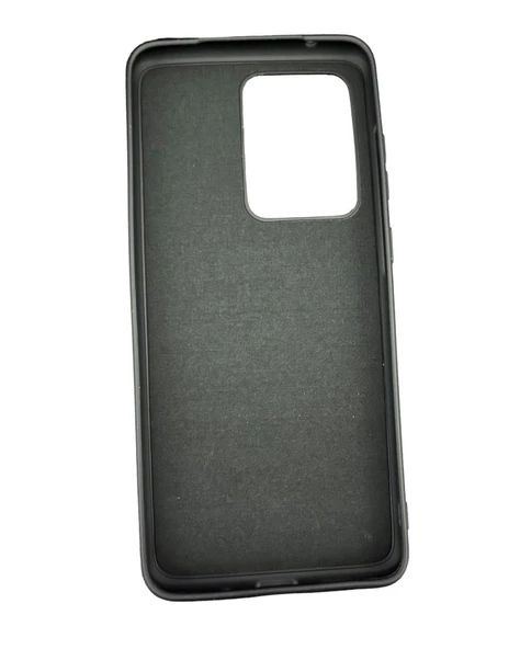 Galaxy S20 Ultra ile Uyumlu Cappy Silikon Kılıf Siyah - 2