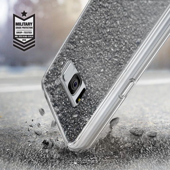 Ringke Mirror Fusion Galaxy S8 Plus ile Uyumlu Aynalı Kılıf Silver - Resim 3