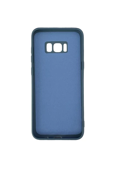 Galaxy S8 Plus ile Uyumlu Cappy Silikon Kılıf Lacivert - 2