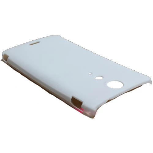 Xperia TX LT29i ile Uyumlu Sert Kauçuk Kılıf Beyaz ürün görseli