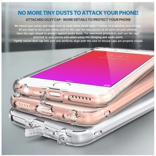 Ringke Air iPhone 6s/ 6 ile Uyumlu KIlıf Rose Gold Ultra Hafif Esnek İnce Renkli Transparan - 4