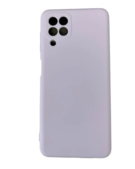 Galaxy A22 ile Uyumlu Cappy Silikon Kılıf Lila - 1