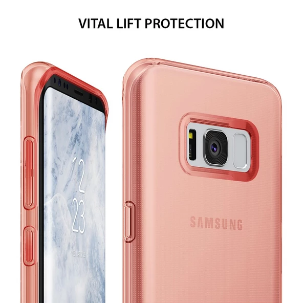 Ringke Air Galaxy S8 Plus ile Uyumlu Kılıf Smoke Black - 2