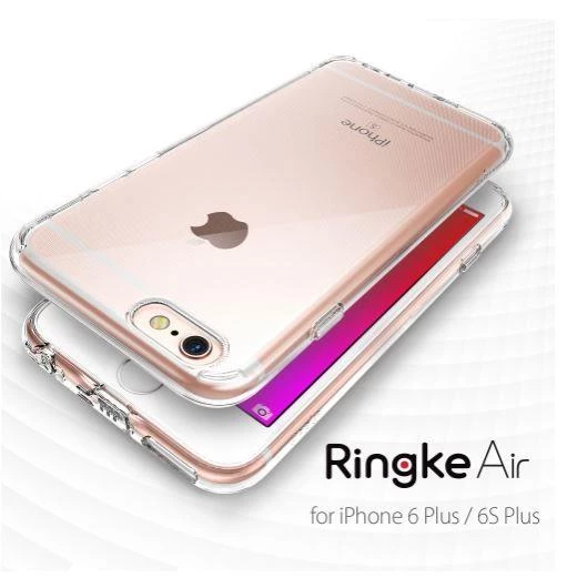 Ringke Air iPhone 6s Plus/ 6 Plus ile Uyumlu KIlıf Smoke Black - Resim 2