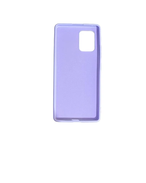 Galaxy S10 Lite ile Uyumlu Cappy Silikon Kılıf Lila - 2