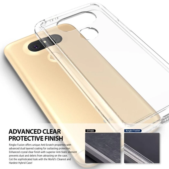 Ringke Fusion G5 ile Uyumlu Kılıf Rose Gold - 2