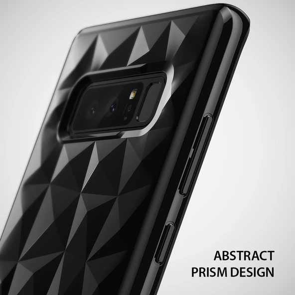 Ringke Air Prism 3D Elmas Yansıması Galaxy Note 8 ile Uyumlu KIlıf Ink Black - 2
