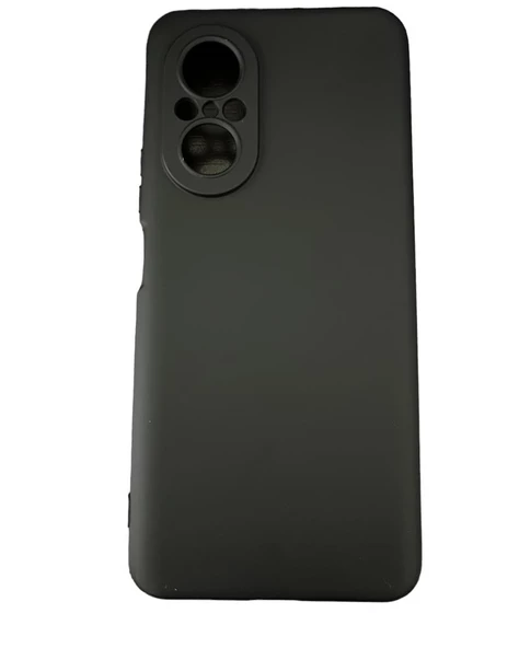 Nova 9 SE ile Uyumlu Cappy Silikon Kılıf Siyah - 1