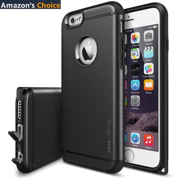 Ringke Max iPhone 6s Plus/ 6 Plus ile Uyumlu KIlıf Black ürün görseli