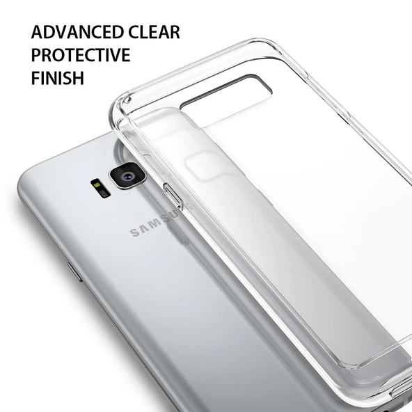 Ringke Fusion Galaxy S8 Plus ile Uyumlu Kılıf Crystal Clear - 2